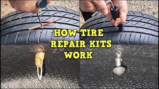 How Tire Repair Kits Work  With Internal Views [upl. by Girardo]