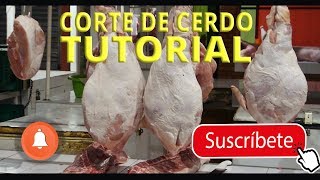 CERDO Cortes y Despiece TUTORIAL [upl. by Bolan]