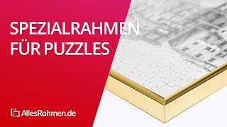 SpezialBilderrahmen für Puzzles  allesrahmende [upl. by Emiline]