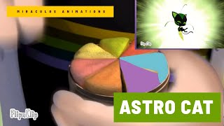 Astro Cat  Fanmade Full transformation  Miraculous Animation [upl. by Murdock30]