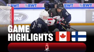 Canada vs Finland  2024 U18WomensWorlds [upl. by Kraul]