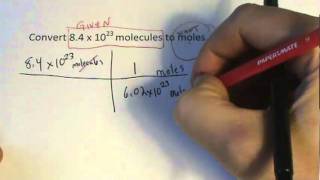 Molecules to Moles Conversion [upl. by Male37]