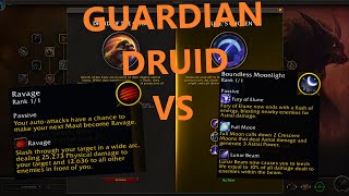 Guardian Druid Hero Talents  Druid of the Claw vs Elunes Chosen [upl. by Ahsat]