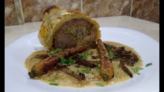 bûche de dinde farcie  réussir la cuisson dun rôti de dinde  طبق ضيوف و عرضات رومي دند محشي [upl. by Sihon]