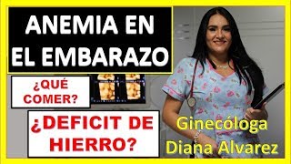 ANEMIA EN EL EMBARAZO POR GINECOLOGA DIANA ALVAREZ [upl. by Tarsus404]