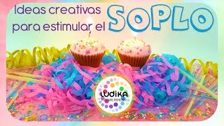 DIY VELAS CUPCAKE Y OTROS JUEGOS PARA ESTIMULAR EL SOPLO [upl. by Kcirdez]