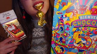 ASMR  Fun amp Colourful Christmas Chocolates Haul w Very Sensitive Whispers [upl. by Farmelo]