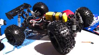 RC ADVENTURES  Losi 8T w Badlands 38quot Tires Mounted on Desperado 12quot Offset 17mm MT Wheels [upl. by Ivon18]