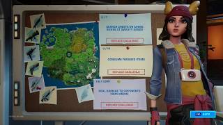 NEW How To Consume Foraged Items Locations  Fortnite Chapter 2 Season 2 Easiest Location [upl. by Irim]