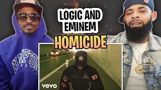 TRETV REACTS TO  Logic  Homicide ft Eminem Official Video [upl. by Iinden]