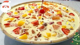 Delicioso Postre Navideño de Durazno Con Tan solo 3 ingredientes 🌲🍑😋Cris en la Cocina [upl. by Cohlier252]