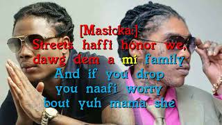 Vybz Kartel X Masicka Infrared Lyrics [upl. by Diao]