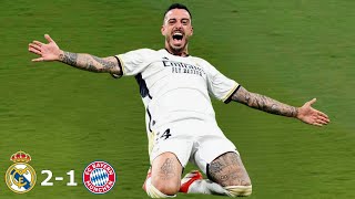 Real Madrid vs Bayern Munich 21 Highlights UCL 08052024 [upl. by Cappello]