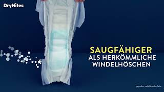 DryNites® PyjamaPants sind saugfähiger als herkömmliche Windelhöschen [upl. by Spalding192]