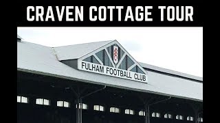 🏟 Craven Cottage Stadium Tour Fulham Footbal Club [upl. by Avlis]