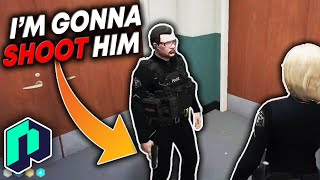 CAPTAIN SLACKS MAKES ANOTHER OFFICER LOSE HIS MIND  NoPixel 40 GTA RP [upl. by Lleira]