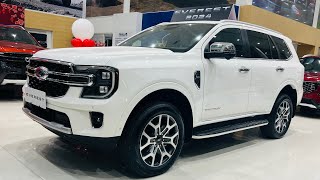 2024 Ford Everest Titanium 20L BiTurbo 4WD 10 AT  Interior and Exterior  White Color [upl. by Eessac]