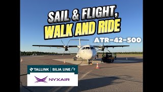 SAIL FLIGHT WALK and RIDE On ATR42500 by NyxAir to Moonzund islands PERFECT TRIP in Estonia [upl. by Jori411]