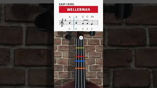 HOW TO Play Wellerman on Violin for Beginners Easy Tutorial shorts [upl. by Soigroeg]