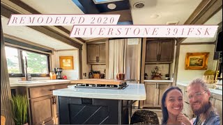 Riverstone 391fsk FULL RV TOUR  HUGE kitchen Massive RV LOTS of storage  BIG fifth wheel kitchen [upl. by Einaej500]