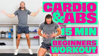 QUICK 15 Minute CARDIO amp ABS workout FOR BEGINNERS  Joe Wicks Workouts [upl. by Rolando]