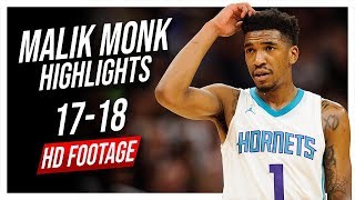 Hornets SG Malik Monk 20172018 Season Highlights ᴴᴰ [upl. by Remliw]