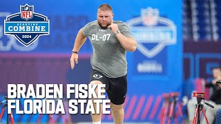 Braden Fiskes FULL 2024 NFL Scouting Combine On Field Workout [upl. by Aeneas]