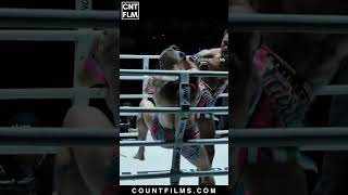 Gnarly knockout at ONE Friday Fights 58 MuayThai [upl. by Roche]