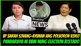 VP SARAH SNANGAYUNAN ANG POLVORON VDEO❗️BBM NANG DAYA PALA❗️ [upl. by Atikat]