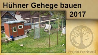 Hühner Gehege planen  anlegen  bauen [upl. by Heller]