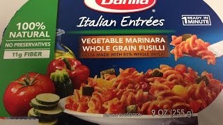 Barilla Vegetable Marinara Whole Grain Fusilli Food Review [upl. by Iman79]