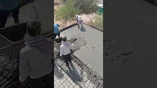 छत की ढलाई  RCC से छत की ढलाई  SlabCasting House Construction Step ByStep  Civil Engineer shorts [upl. by Amelita]