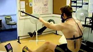 VO2max test with kayak ergometer with Quark b2 [upl. by Venn]