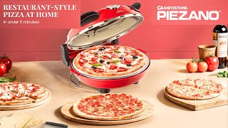 PIEZANO Crispy Crust Pizza Oven  Electric Pizza Oven Indoor Portable  Indoor Pizza Oven Countertop [upl. by Alleb800]