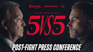 QUEENSBERRY VS MATCHROOM 5V5 POST FIGHT PRESS CONFERENCE LIVESTREAM [upl. by Aylward]