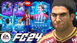 GRIEZMANN FINALMENTE CHEGOU COM 5 DE SM 4 WF amp SELEÃ‡ÃƒO COMPLETA DO FUT FANTASY EM PACKS  FC 24 [upl. by Kristoforo]