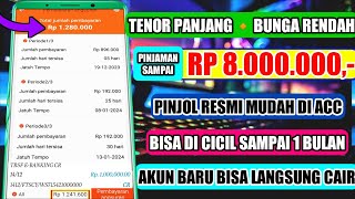 Pinjaman Online Resmi OJK Mudah Cair Limit Besar Tenor Panjang 2023  Pinjol Mudah ACC Dapat Dicicil [upl. by Vokay]