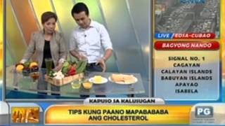 Unang Hirit Tips kung paano mapababa ang cholesterol [upl. by Wightman]