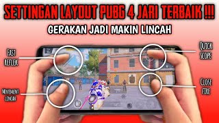 SETTINGAN LAYOUT PUBG 4 JARI TERBAIK  CARA SETTING LAYOUT PUBG 4 JARI  PUBG MOBILE 30 [upl. by Ahsile]