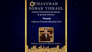 Chavurah Zohar YisraelRabbi Dr Juan Marcos Bejarano Gutierrez in Class on Tractate Berachot 3ab [upl. by Yrrak338]