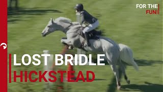 Harriet Biddick loses her bridle at the Al Shiraaa Hickstead Derby  Speed Derby 2023 🫣 [upl. by Tana]