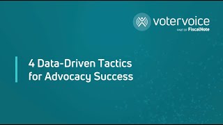 4 DataDriven Tactics for Advocacy Success [upl. by Arytal]