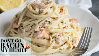 Salmon Pasta in a Creamy Dill Sauce [upl. by Nelson]