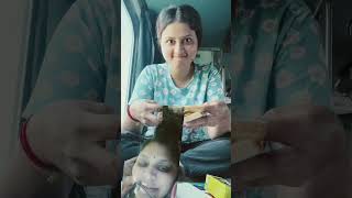 dinner and breakfast in Rajdhanitravelbloggerminivlog travelytshortsshortsfeed train trending [upl. by Hacker]