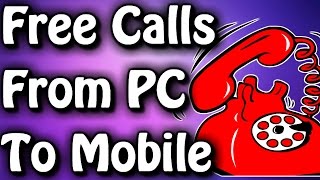 How To Make Free Calls From PC To Any Phone Number ✔ [upl. by Eoz]