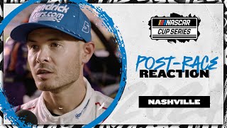 Kyle Larson details wild Ally 400 ending [upl. by Idnaj701]