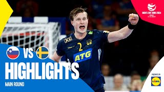 Simply UNSTOPPABLE đź¤Ż  Slovenia vs Sweden  Highlights  EHF EURO 2024 [upl. by Annala29]