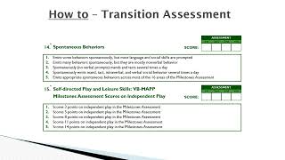 How to Administer the VBMAPP Transition Assessment [upl. by Serge]