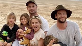 Liam Hemsworth Camps In Queensland w Brother Chris amp Family [upl. by Dorie]