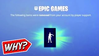 Epic Games REMOVED The Floss Emote in Fortnite Explained [upl. by Godfrey173]